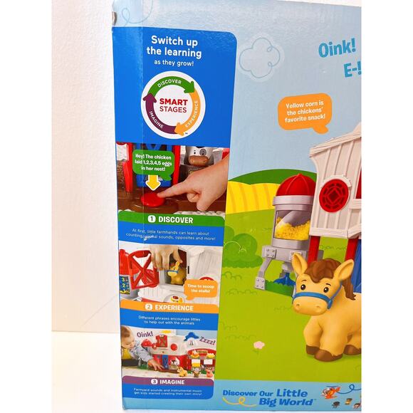 NEW! Little People Kids Learning Toy Caring For Animals Farm Electronic Playset - Picture 8 of 8